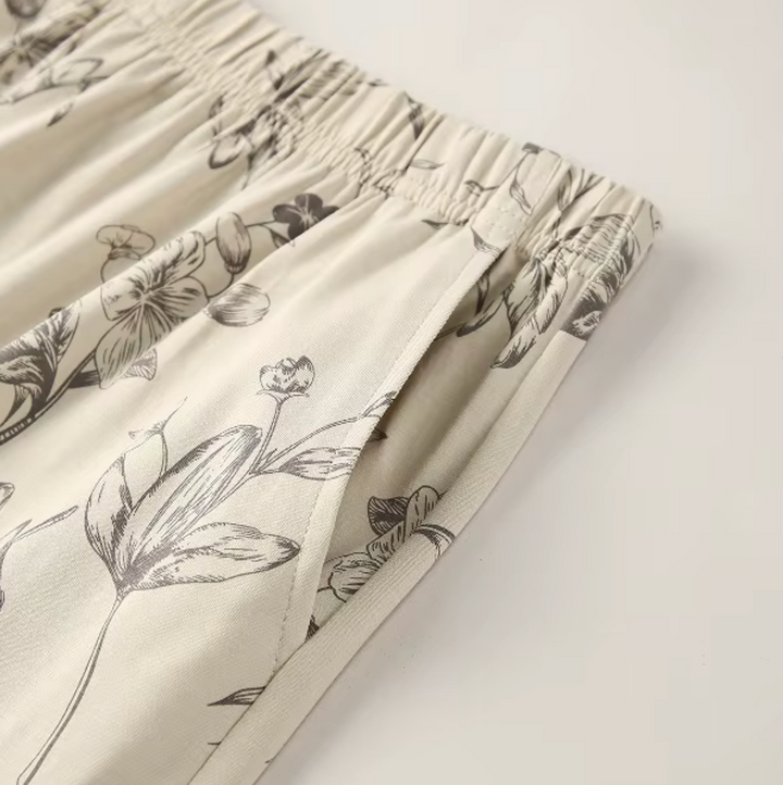 Apricot Lace Dream - Set de 2 Piezas Pantalón Corto